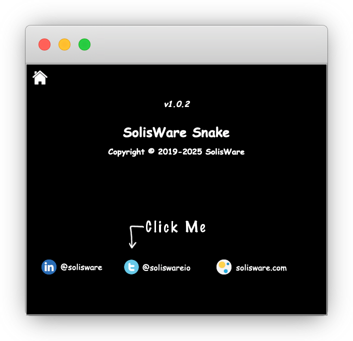 SolisWare Snake - About Section